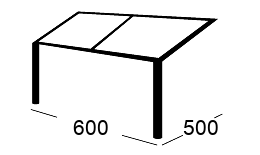 Terrassendach Skizze